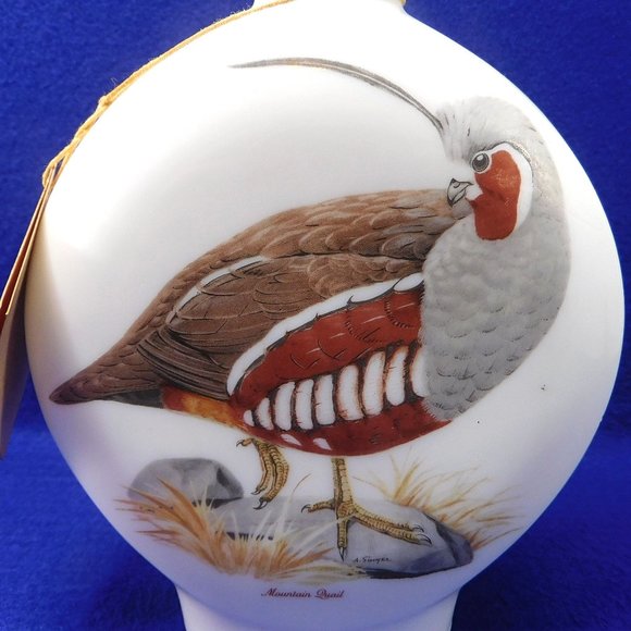 Dant Whiskey Bottle Field Birds MOUNTAIN QUAIL 4th Edition 1969 Decanter - Picture 2 of 7